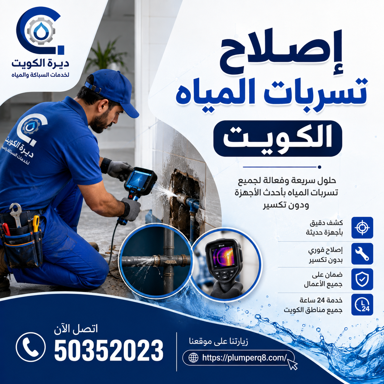 إصلاح تسربات المياه الكويت إصلاح تسربات المياه الكويت
