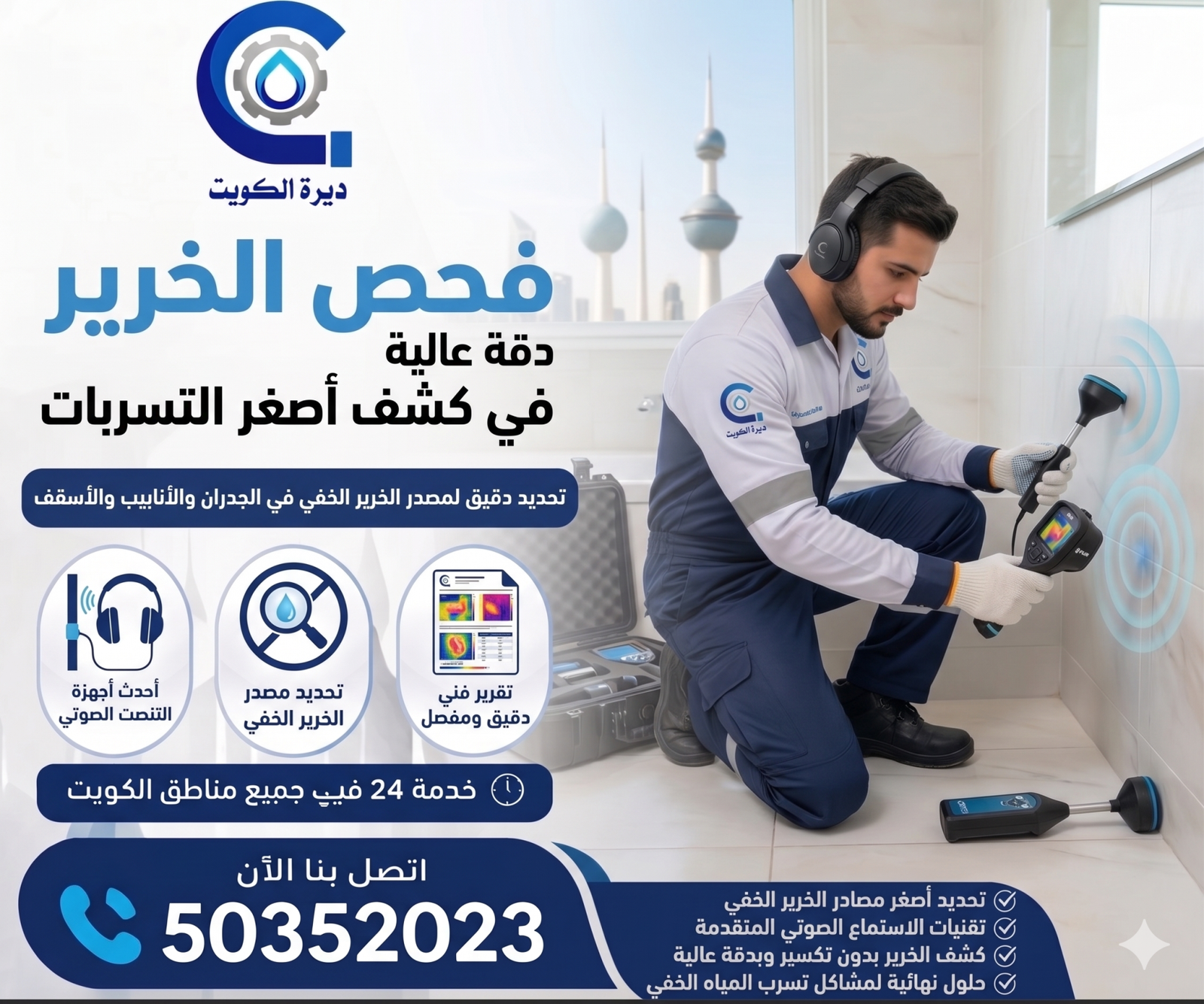 فحص الخرير بالكويت فحص الخرير بالكويت